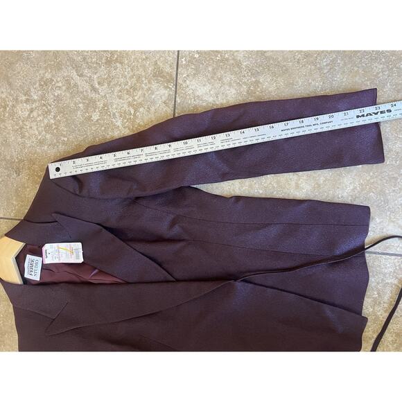 NWT Ladies Sz 6 Italy Gianfranco Ferre Vintage Designer Jacket & Skirt Suit Set - Picture 10 of 12